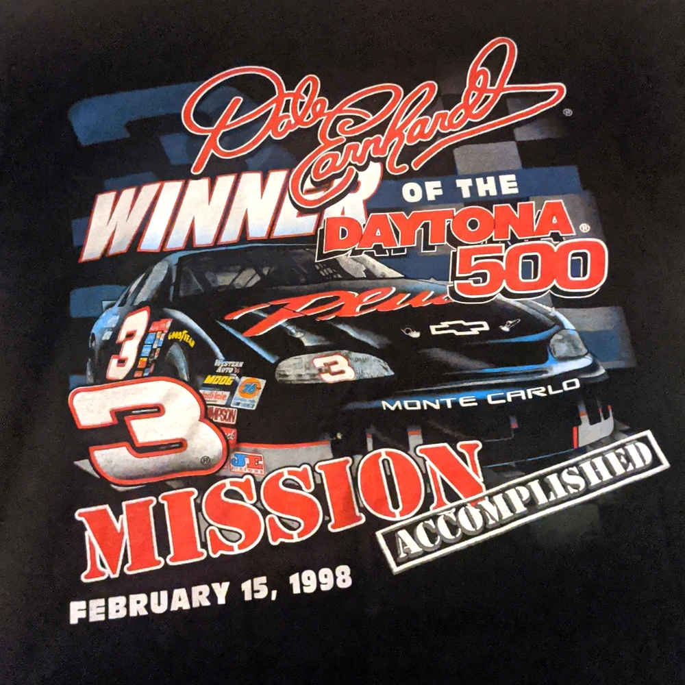 Vintage Dale Earnhardt Daytona 500 Shirt